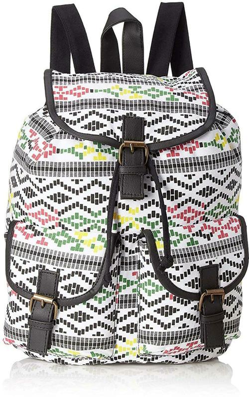 kanvas katha Fashion Women's Printed Backpack Backpack (Multicolor, 5 L)