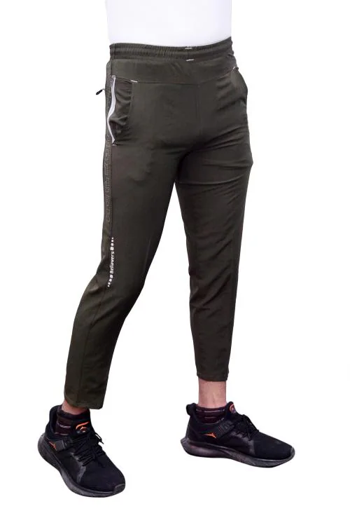 FITMEE BE BELIEVER Regular Fit Stretchable Track Pant | Stylish Pajamas for Gym, Yoga and Running | Pack of 1 | Stretchable & Light Weight | Track Pants for Men