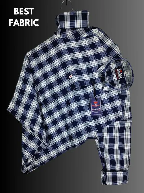 Marc Laurent Men Regular Fit Checkered Spread Collar Casual Shirt