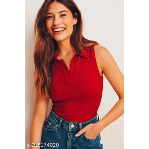 HURAIRA TRENDING SOLID GIRLS TOP