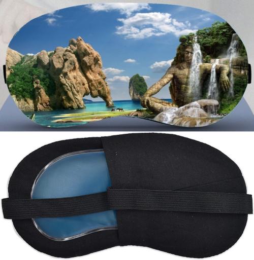 SONEEV MART Luxurious Gel Eye Mask for Soothing Relaxation and Stress Relief Reusable and Cold Therapy Ideal for Puffy Eyes, Dark Circles Headache Relief .