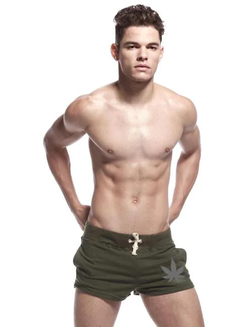 Buy HOTFITS Solid Men Green Gym Shorts Online at Best Prices in India