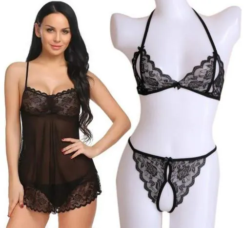 Lacy black lc bikini 2M Iyara collection Lingerie Set