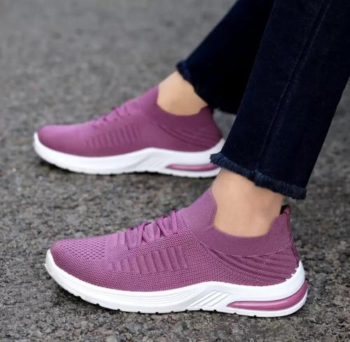 Fabbmate Fashionable Purple Casual Shoe for Women, pack of 1 UK 7
