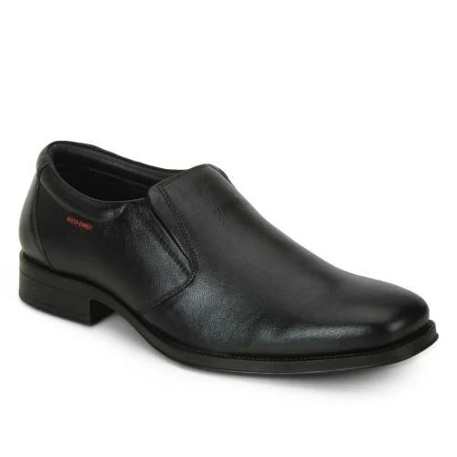 Red Chief Black Leather Formal Shoes for Men