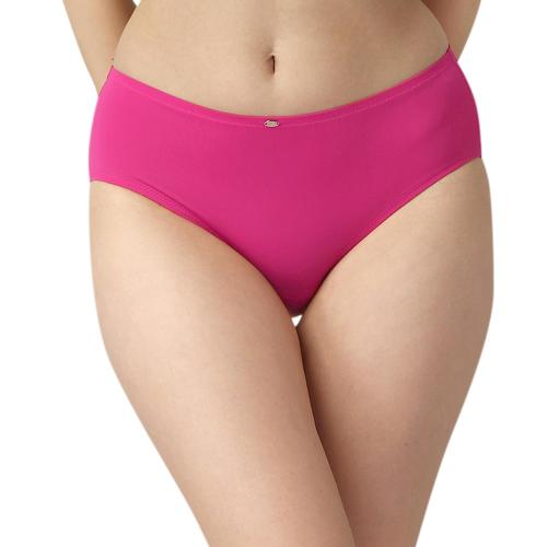 SOIE Pink Solid Single Innerwear Panty for women Panties for Women