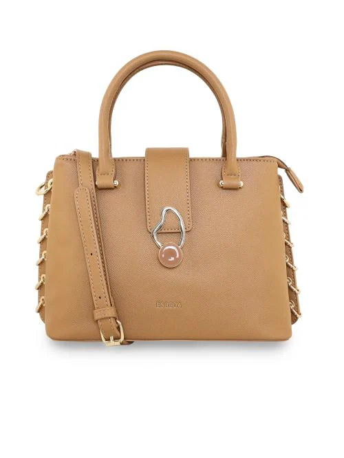 ESBEDA Camel Color Satchel Handbag For Women