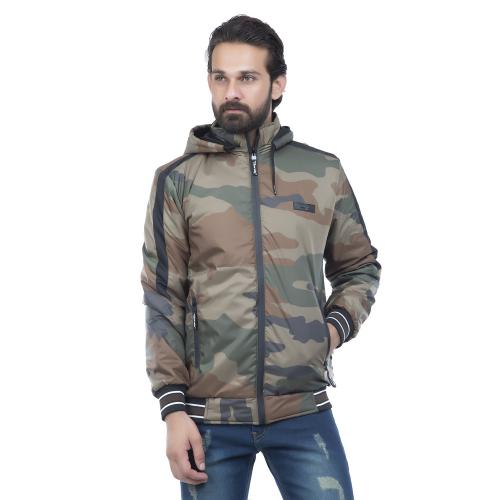 BURDY Multicolor Polyester Solid Windcheater