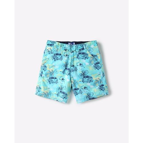 612 League Boys Shorts in Aqua Color