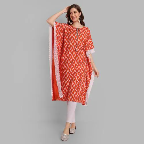 AIRIT Kaftan Kurti for Women & Girls Printed