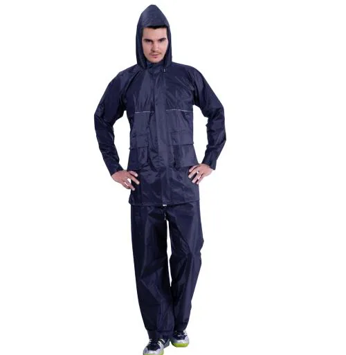 N G Products Rain Coat for Men Waterproof Raincoat with Hood Rain Coat For Men Bike Rain Suit Rain Jacket Suit Size-XXL (Blue)