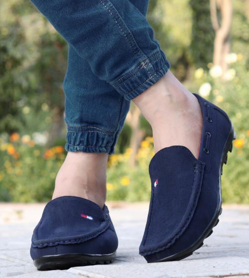 Foggy blue loafers Clearance