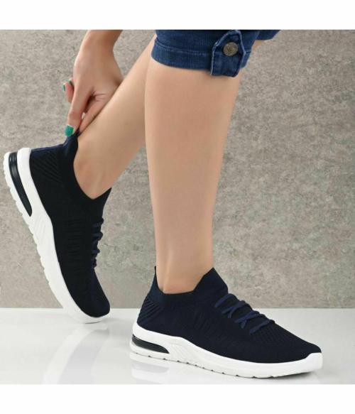 Deals4you Stylish Lightweight Comfortable Blue Sports Casual Shoes for Women