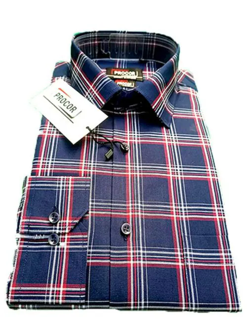 Procor Premium Quality Shirts For Men/Slim Fit/Formals/Office Shirts/Business Shirts/Regular Fit(XL)