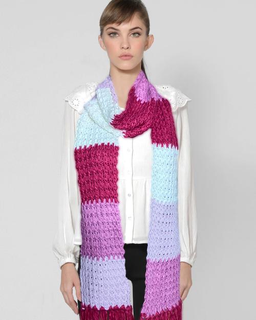 VANILLAFUDGE winter wear muffler for women Pack of 01