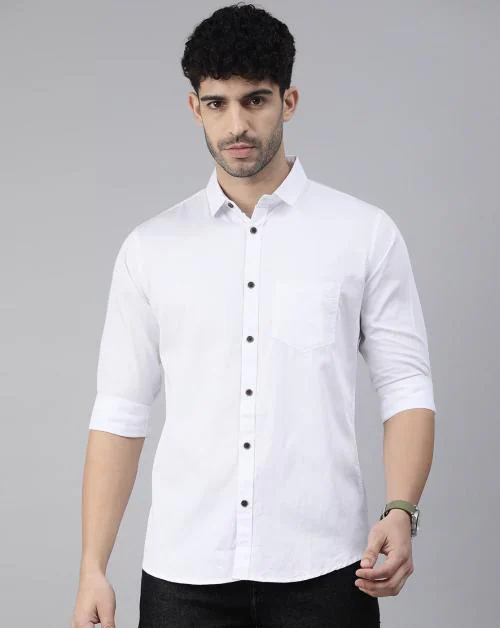 EYEBOGLER MENS REGULAR FIT FORMAL SHIRT