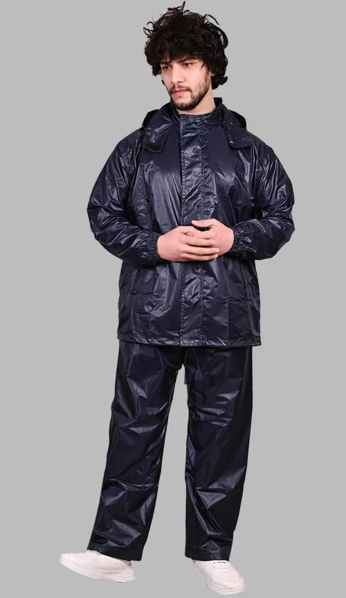 SOVIAN Rain Coat for Men Waterproof for Bike Reversible Double Layer with Hood Raincoat for Men.