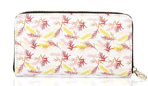 Mammon Polyurethane Women Wallet(black)