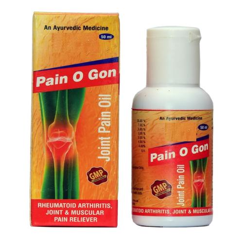 Ganesh Textiles Ayurvedic Herbal Pain Relief Oil forMuscle& Joint Pains 50 ML.