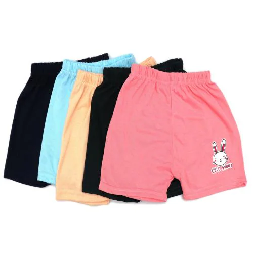 Navjai Baby Short Half Nikar Cotton Dailywear Pant Set of 5 for Boy & Girl