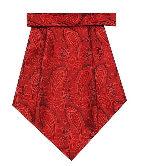 Leonardi Men Maroon Printed Polyester Cravat (Leonardi-Cravat-6)