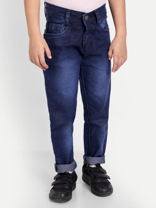 Kcoy Boys Dark Blue Denim Jeans (6-7 Years)