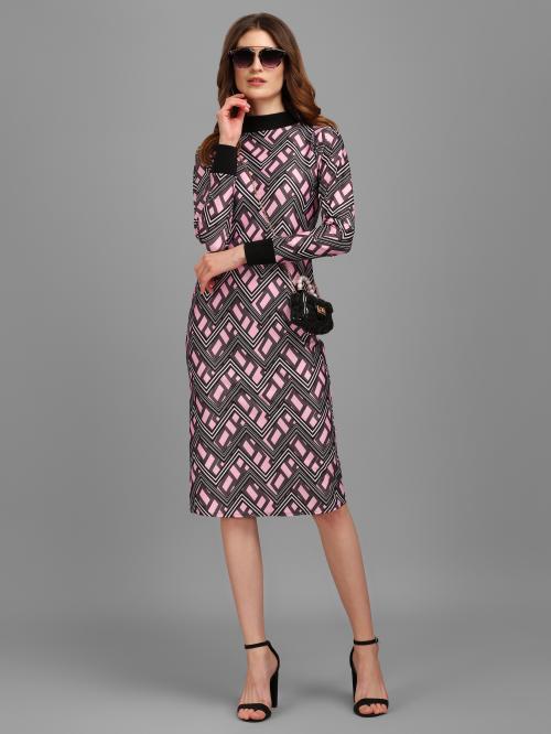 Purvaja Women Purple Bodycon Western Dress