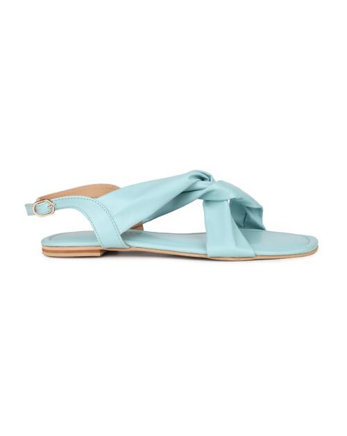 Design Crew Blue Flat Sandals