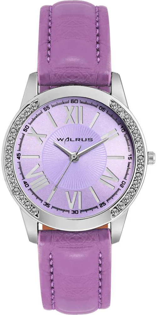 Walrus Analog Purple Dial Purple Strap Watch For Women