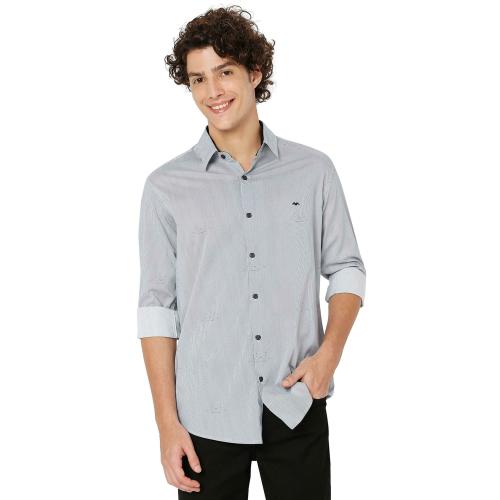 Mufti White Logo Print Shirt