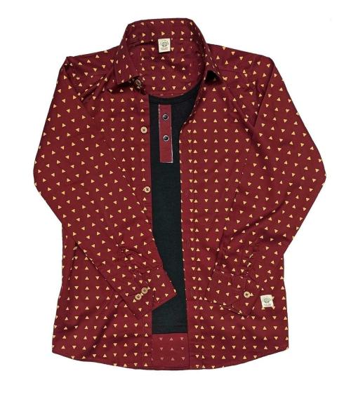 Buy Made in the Shade Boys Maroon Shirts Online at Best Prices in India JioMart.