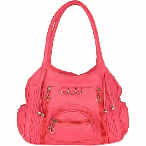 ACRIL Women Pink Pu Shoulder Bag - 8 L