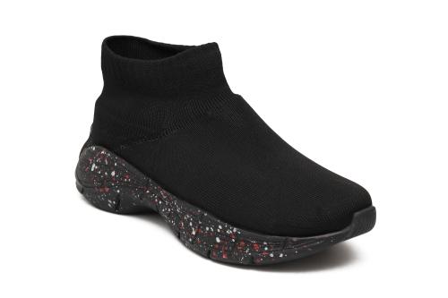 Peelu Casual Shoes For Men (Black)