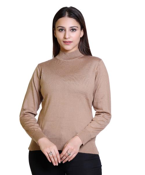 INFERNIUM Women Woolen Casual wear Stylish Cardigan Sweaters for Winter Wear| Pullover Lightweight Premium Sweater, Camel (XL )