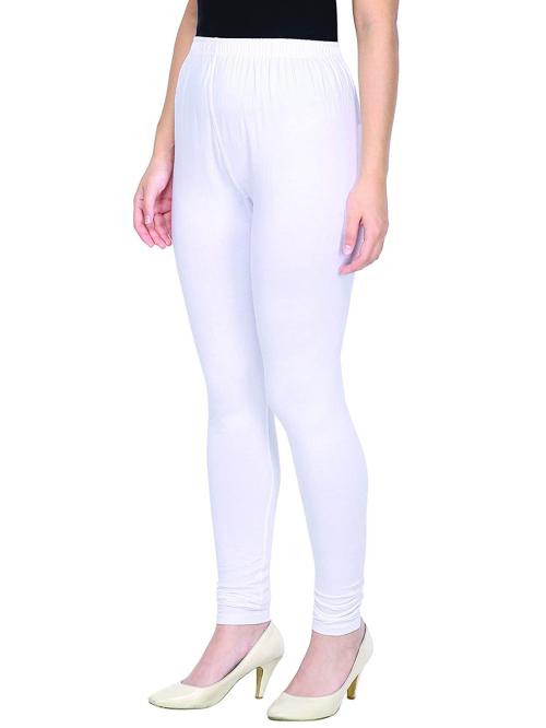 KEX White Indian Churidar Cotton Casual wear Silm fit churidar legging for women churidar for Girl