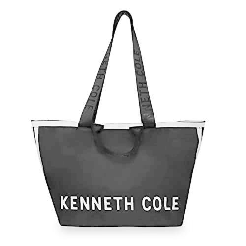 Kenneth Cole Black PU Women's Tote Handbag (KWH0007)
