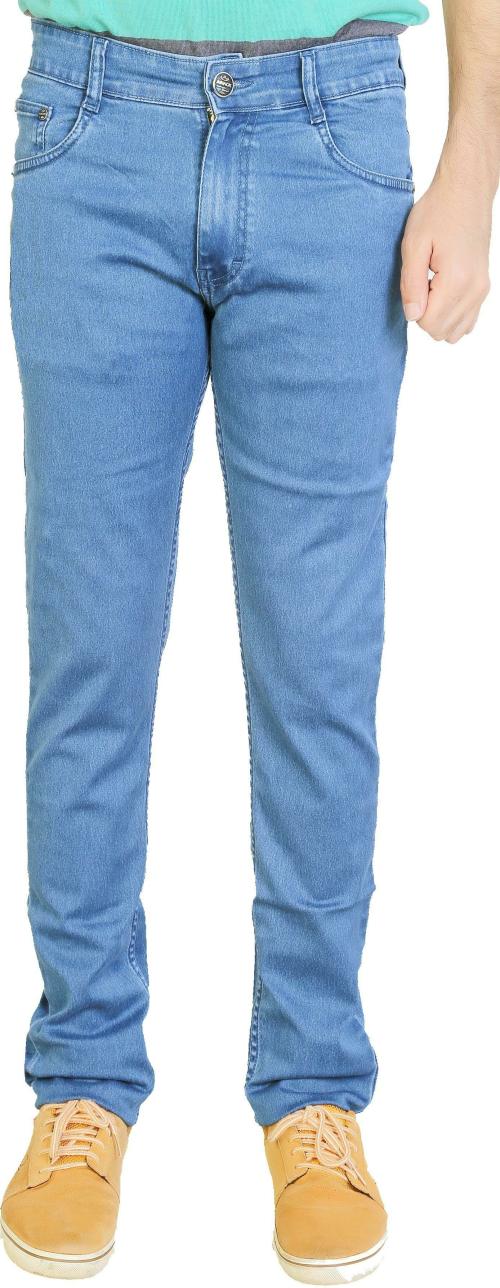Awack Men Light Blue Denim Jeans (Size 42)
