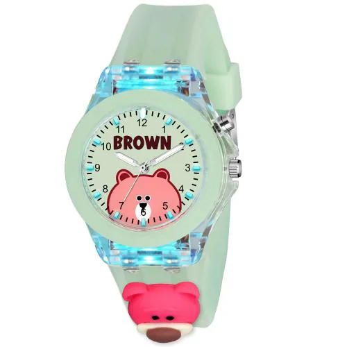 Swadesi Stuff Analog Multicolor Dial Multicolor Strap Cute Cartoon Watch For Girls