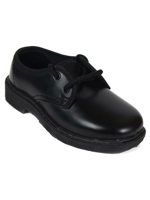 Ajanta shoes school shoes for boys BLACK