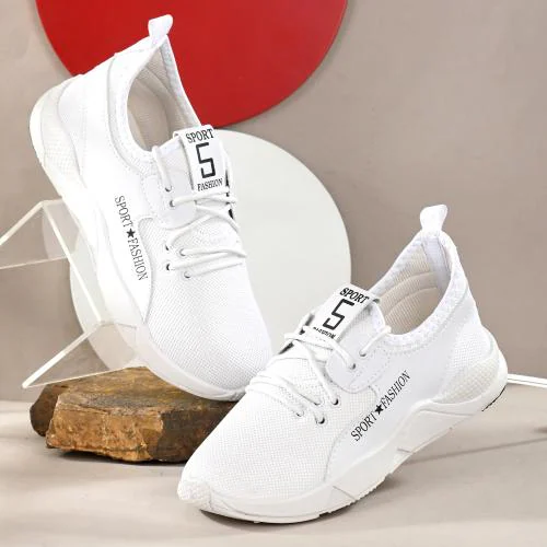 Birde White Sports Shoe For Men