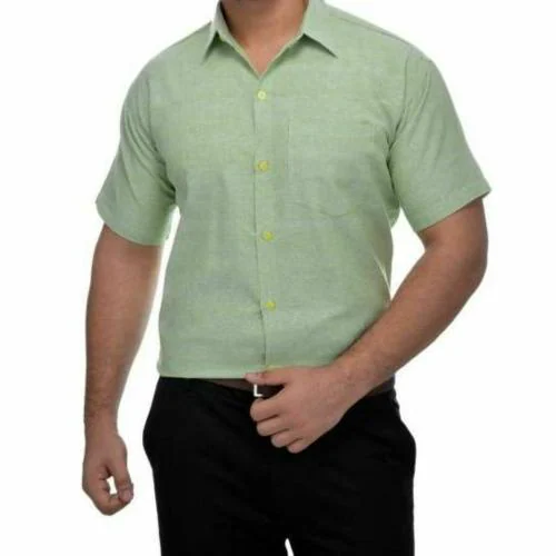 Chiyu Khadi Cotton Shirts (Green)