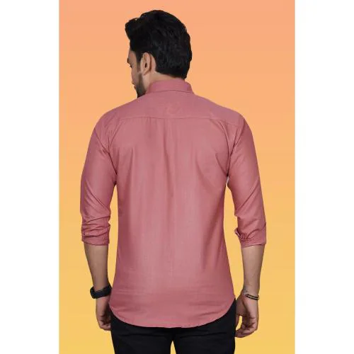 KALANABH Boys pink shirt Pink shirt for boys Boys light pink shirt Pink dress shirt for boys Boys formal pink shirt Pink button-up shirt for boys (PACK OF 1 PIECES SIZE- XXL)