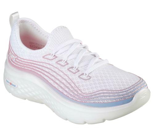 Skechers GO WALK HYPER BURST - VALAR White Sports Shoes for Womens