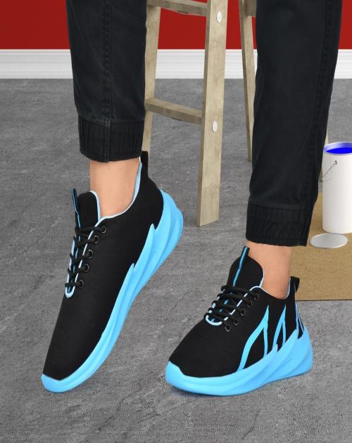 BROWN HORSE ENERGIES PASSION || Running Shoes for Men | Lace up Lightweight Shoes for Running, Walking, Gym, Trekking, Hiking Running Shoes for Men's (Blue)