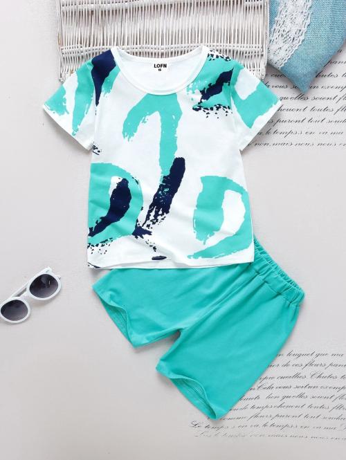 Lofn Kids Unisex Tees & Short Clothing Sets - ( 3 - 4 Years)
