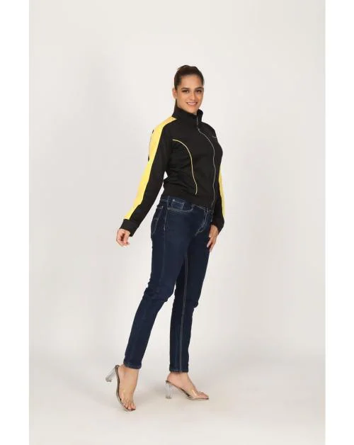 SYCOO FASHIONS Womens lilly Black Regular Jacket