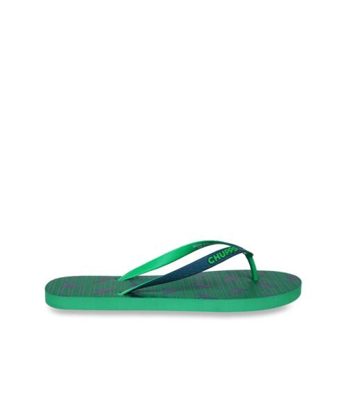 Chupps Women's Green Flip Flops