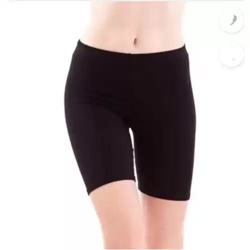 BOLLAR Solid Women Black Basic Shorts-size-3XL