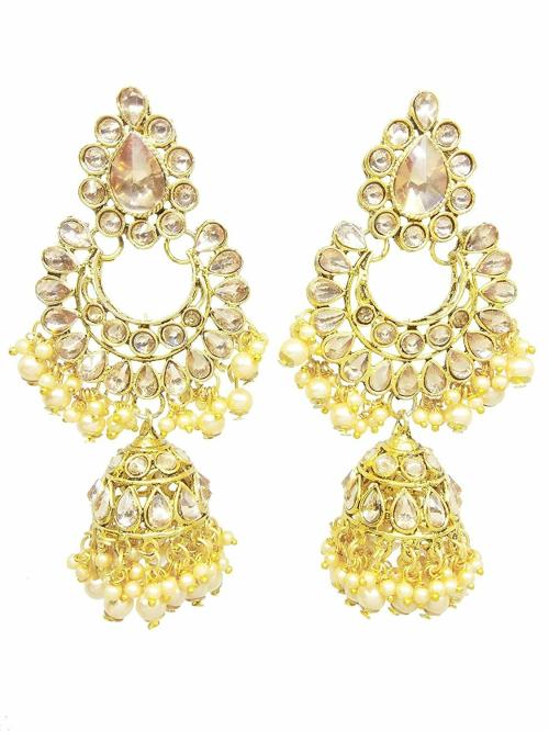 Total FashionTraditional Gold Plated Stylish Fancy Jhumka Earrings for Girls and Womens