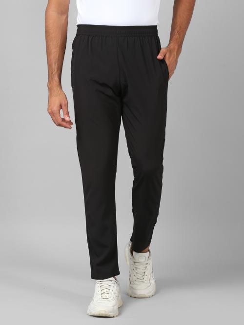 RanBolt Black Polyester Trackpants